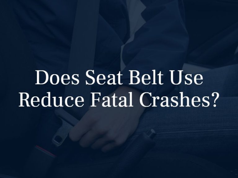 [Study] Does Seat Belt Use Affect Fatal Crashes?